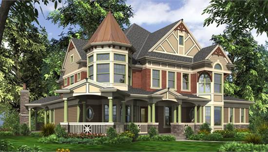 image of victorian house plan 3363